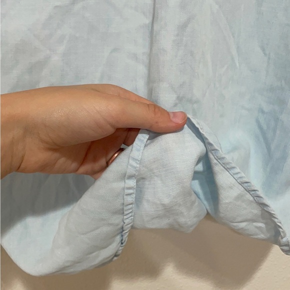 American Eagle Outfitters Blue Relaxed Button Down Shirt - Picture 12 of 12